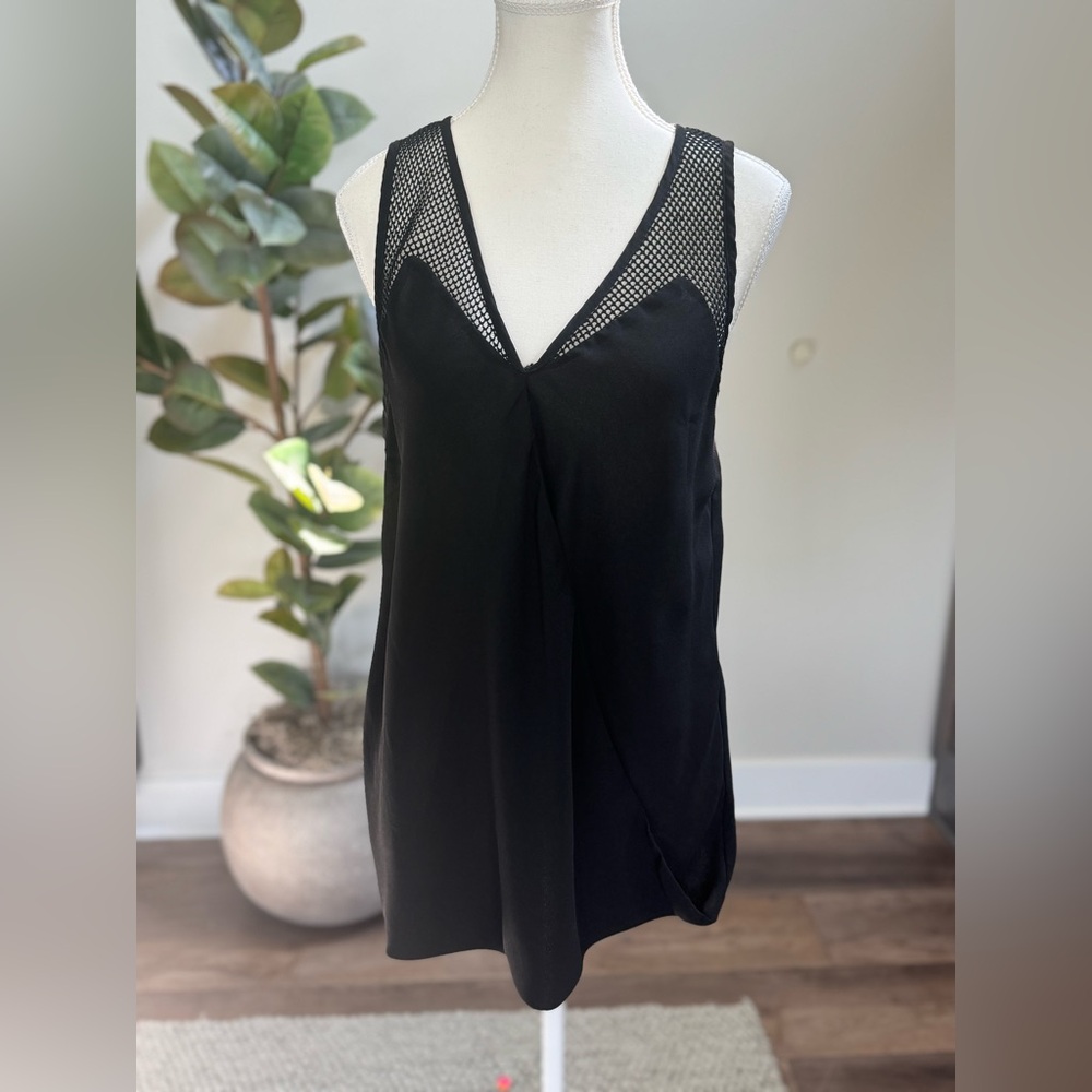 Nine Britton Black Net Blouse